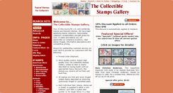 Desktop Screenshot of collectiblestampsgallery.com